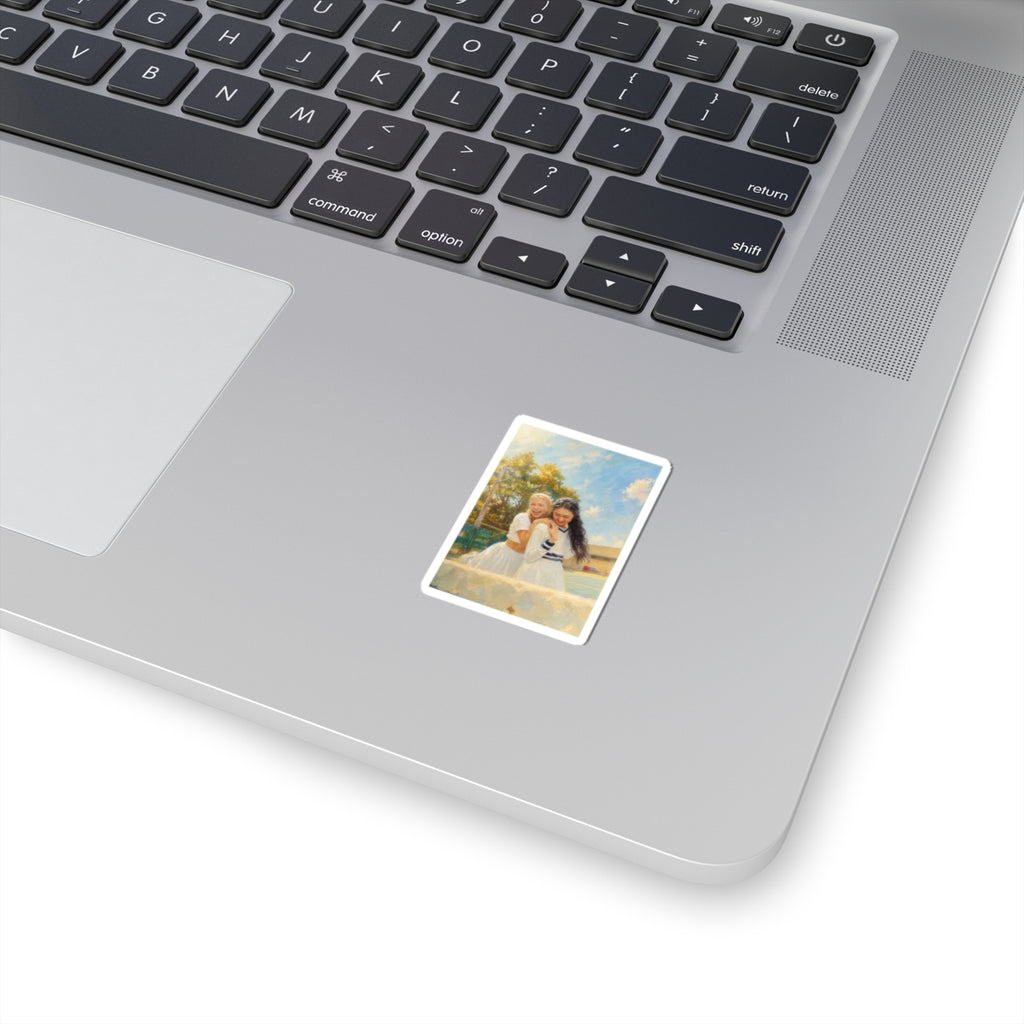 Custom Oil Painting Portrait from Your Photo - Stickers