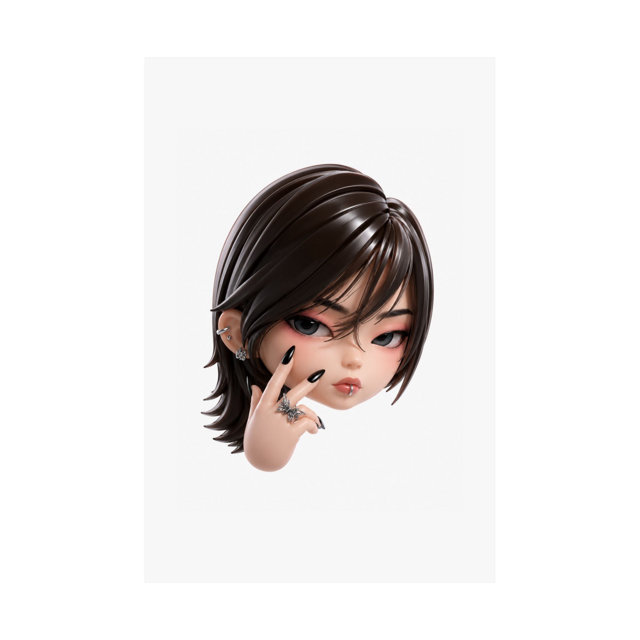 Custom Designer Toy Portrait from Your Photo - Poster