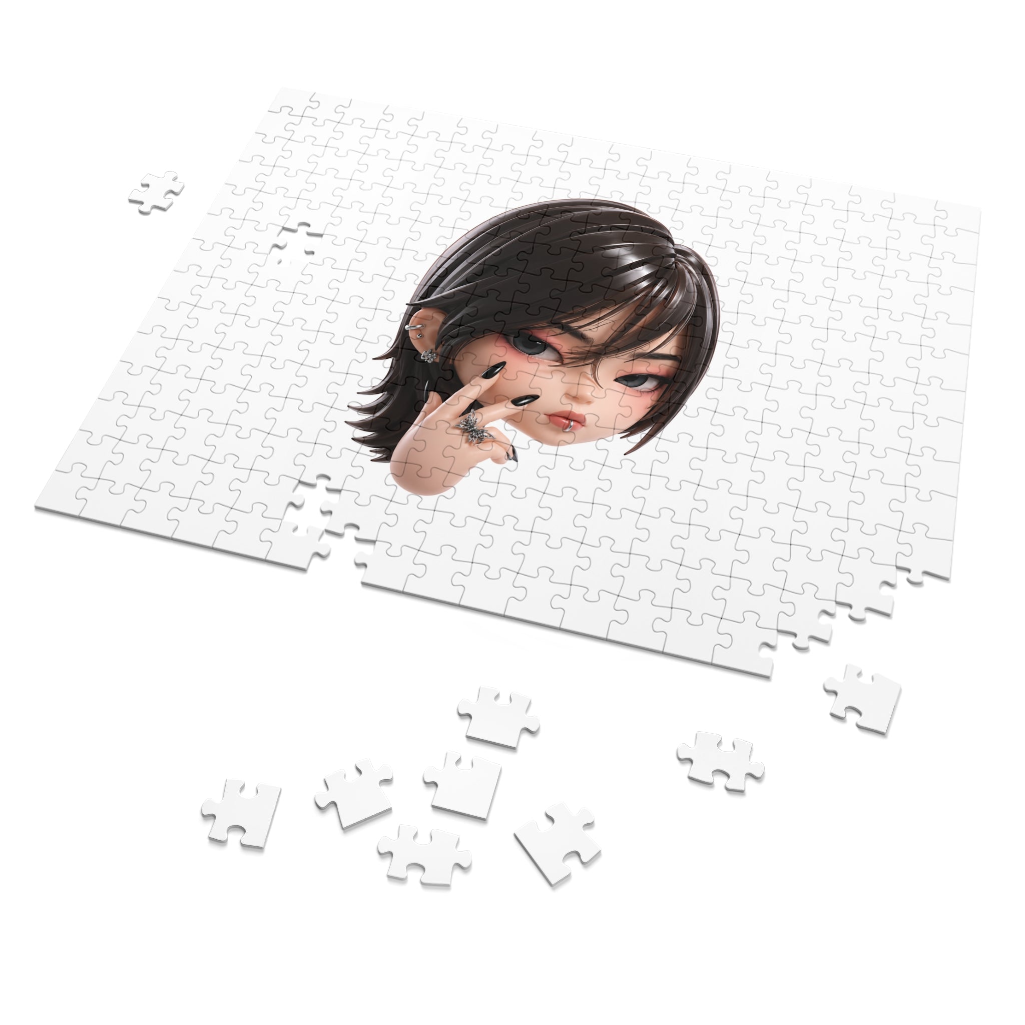 Custom Designer Toy Portrait from Your Photo - Puzzle