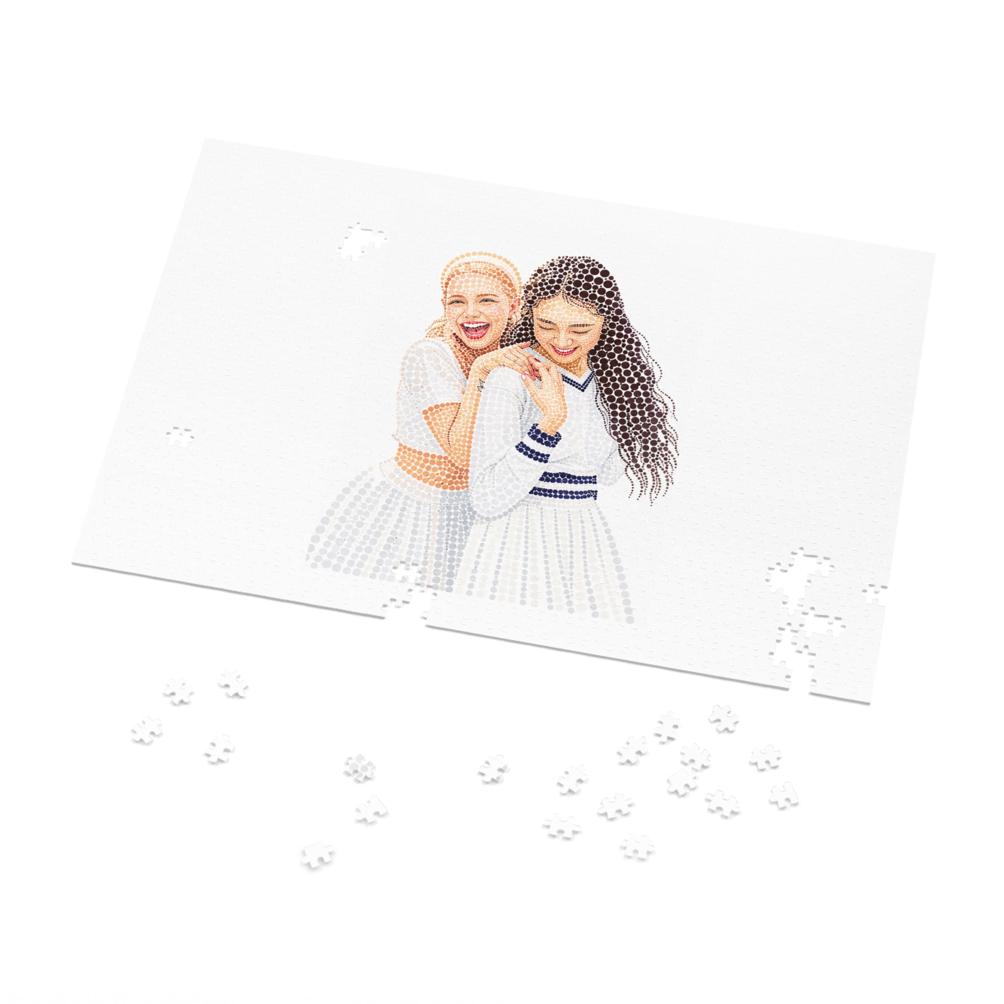 Custom Dots Portrait from Your Photo - Puzzle