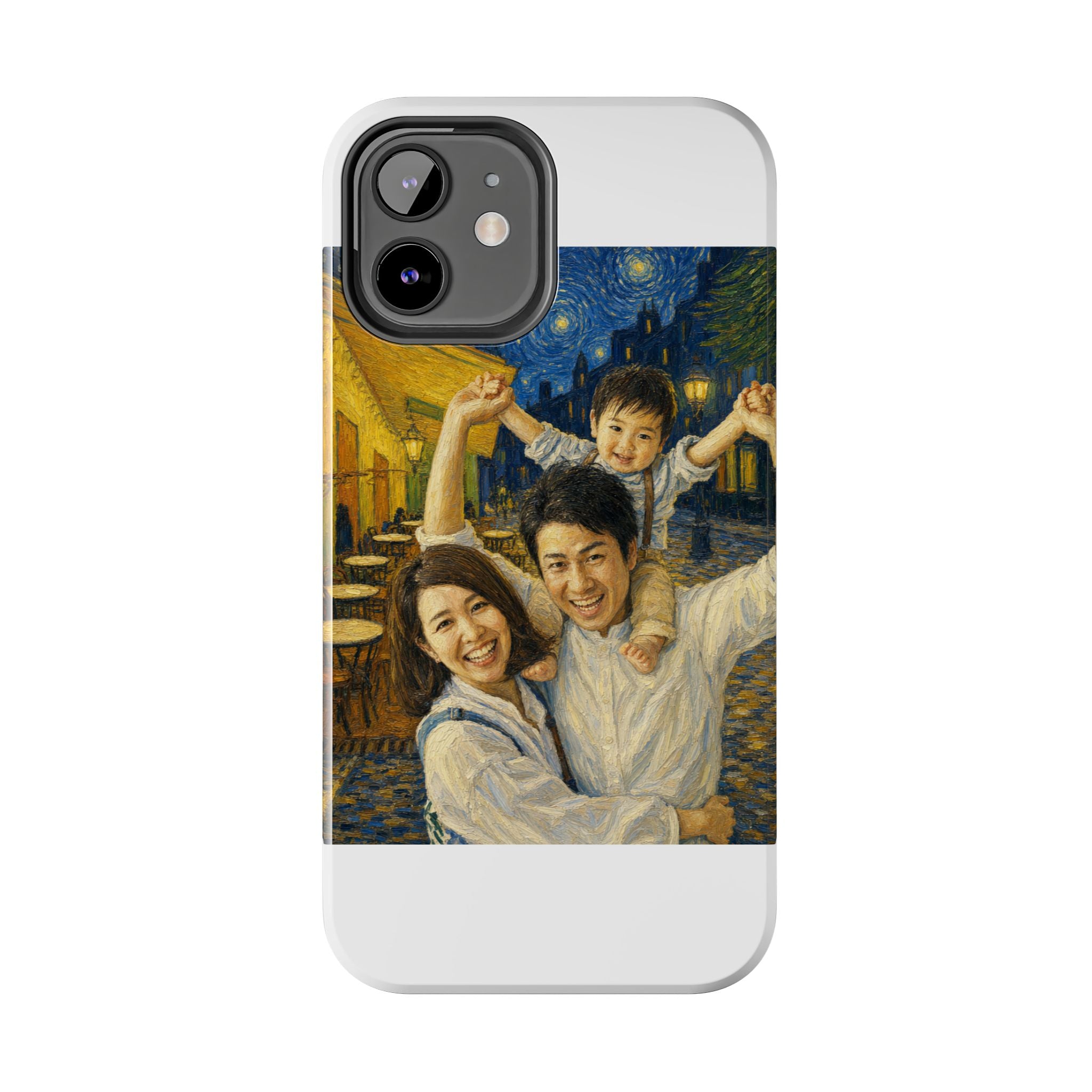 Custom Van Gogh Cafe Portrait from Your Photo - Phone Case (No Date)