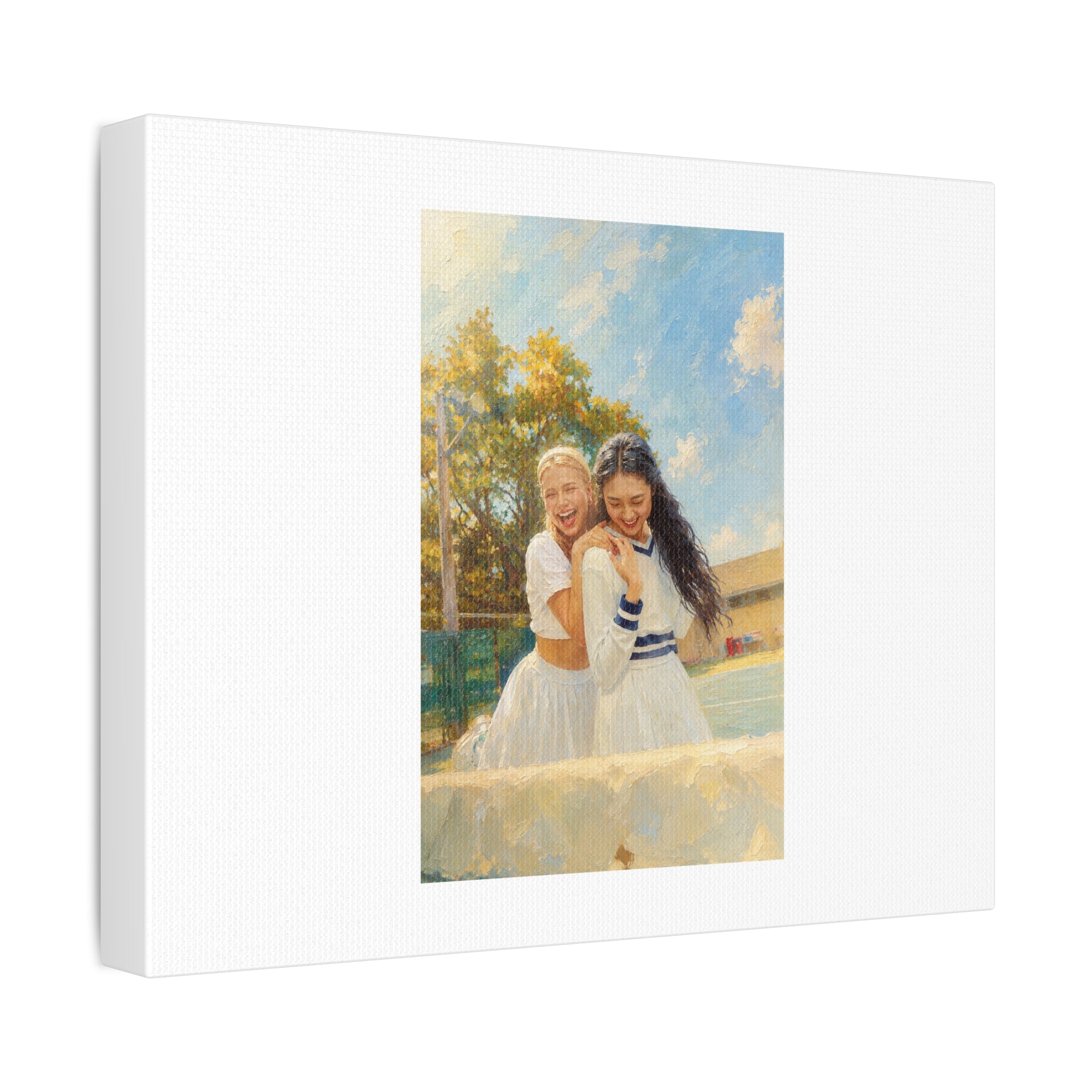 Custom Oil Painting Portrait from Your Photo - Canvas Print
