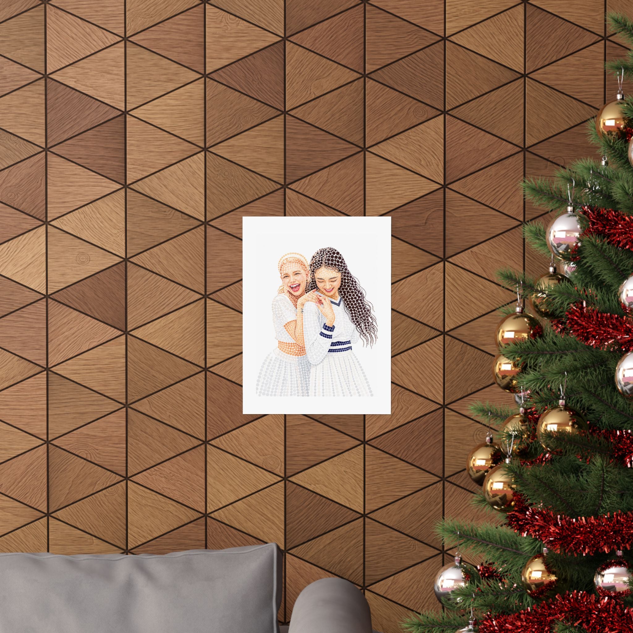 Custom Dots Portrait from Your Photo - Poster