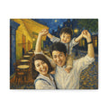 Custom Van Gogh Cafe Portrait from Your Photo - Canvas Print (No Date)