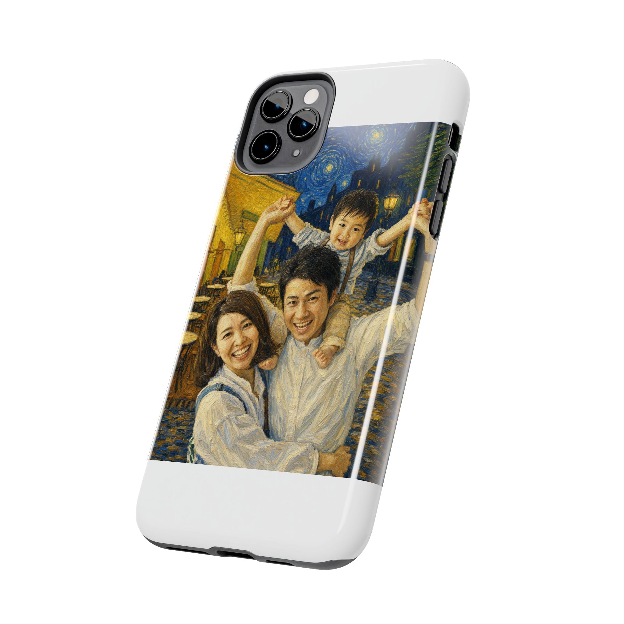 Custom Van Gogh Cafe Portrait from Your Photo - Phone Case (No Date)
