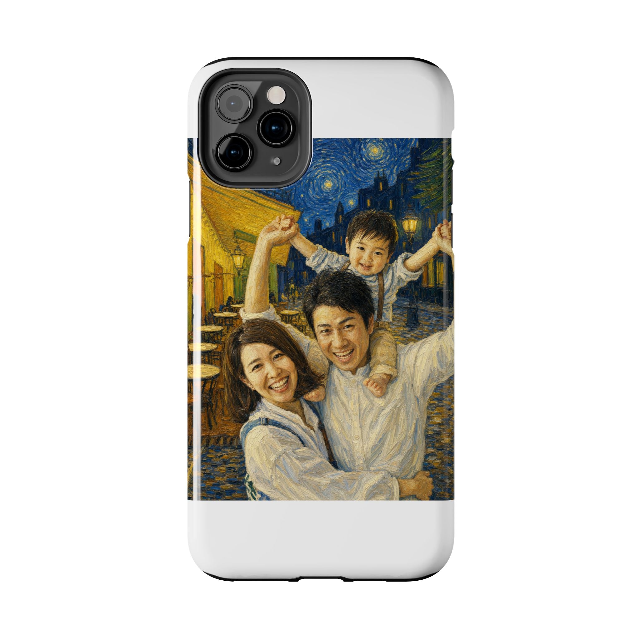 Custom Van Gogh Cafe Portrait from Your Photo - Phone Case (No Date)