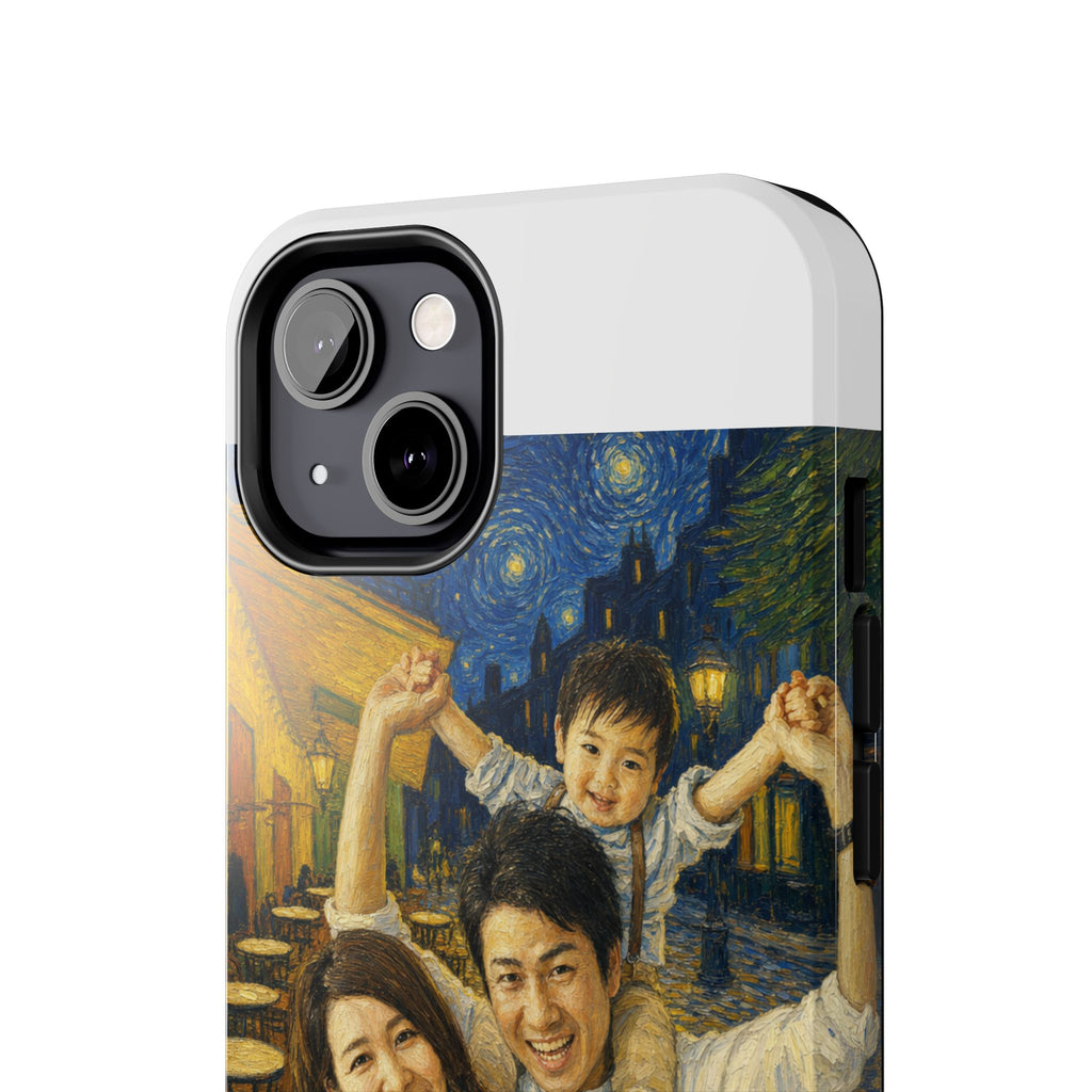 Custom Van Gogh Cafe Portrait from Your Photo - Phone Case (No Date)
