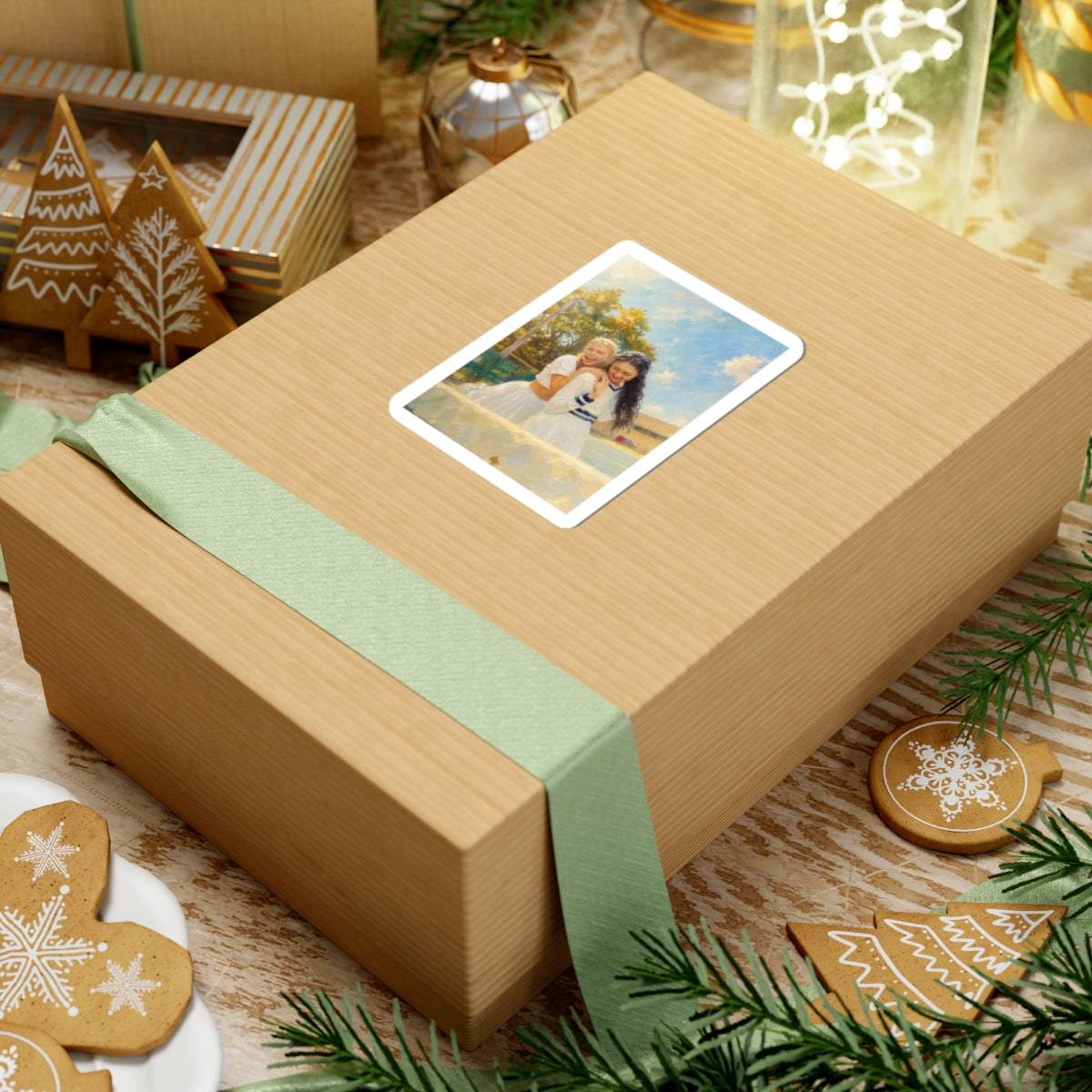 Custom Oil Painting Portrait from Your Photo - Stickers