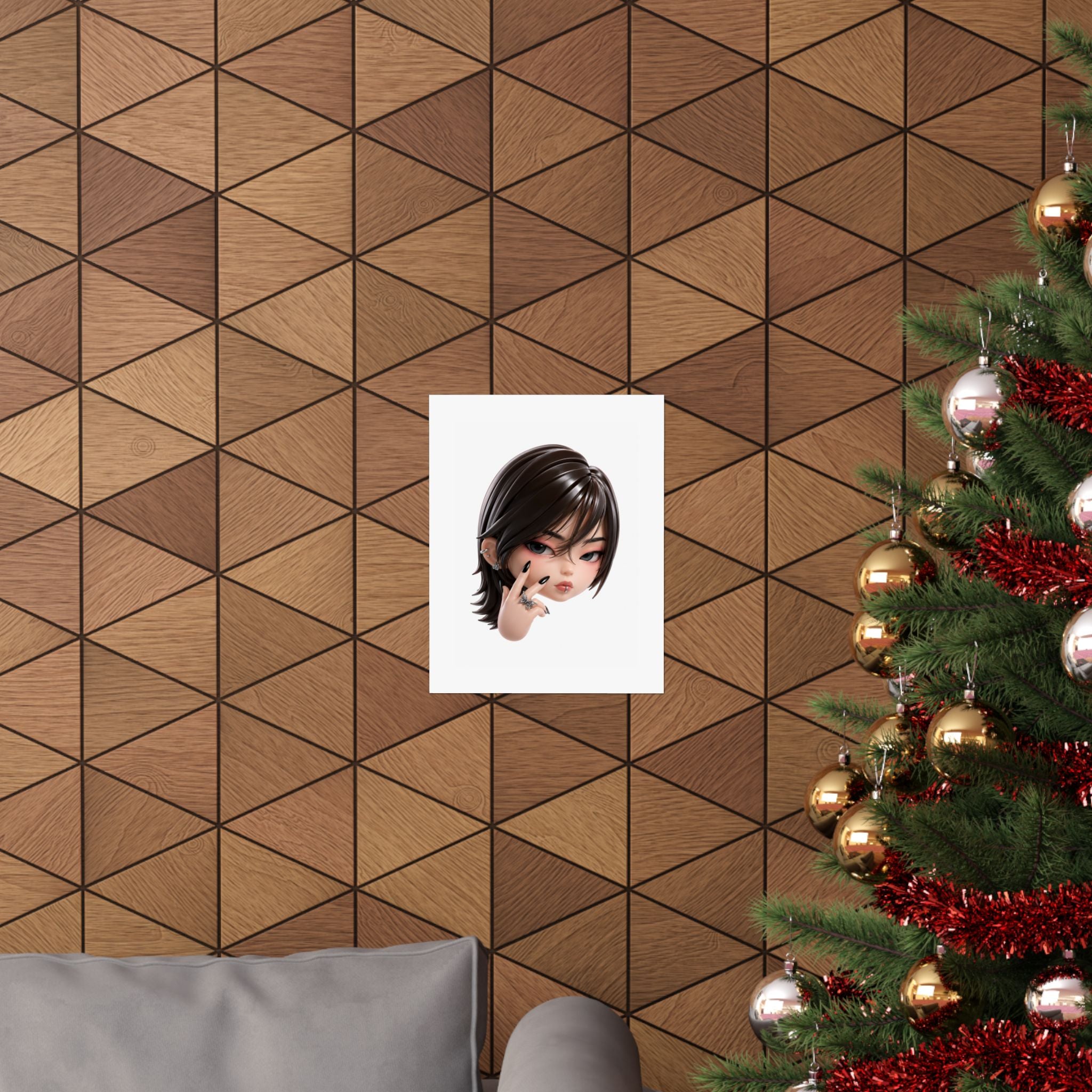 Custom Designer Toy Portrait from Your Photo - Poster