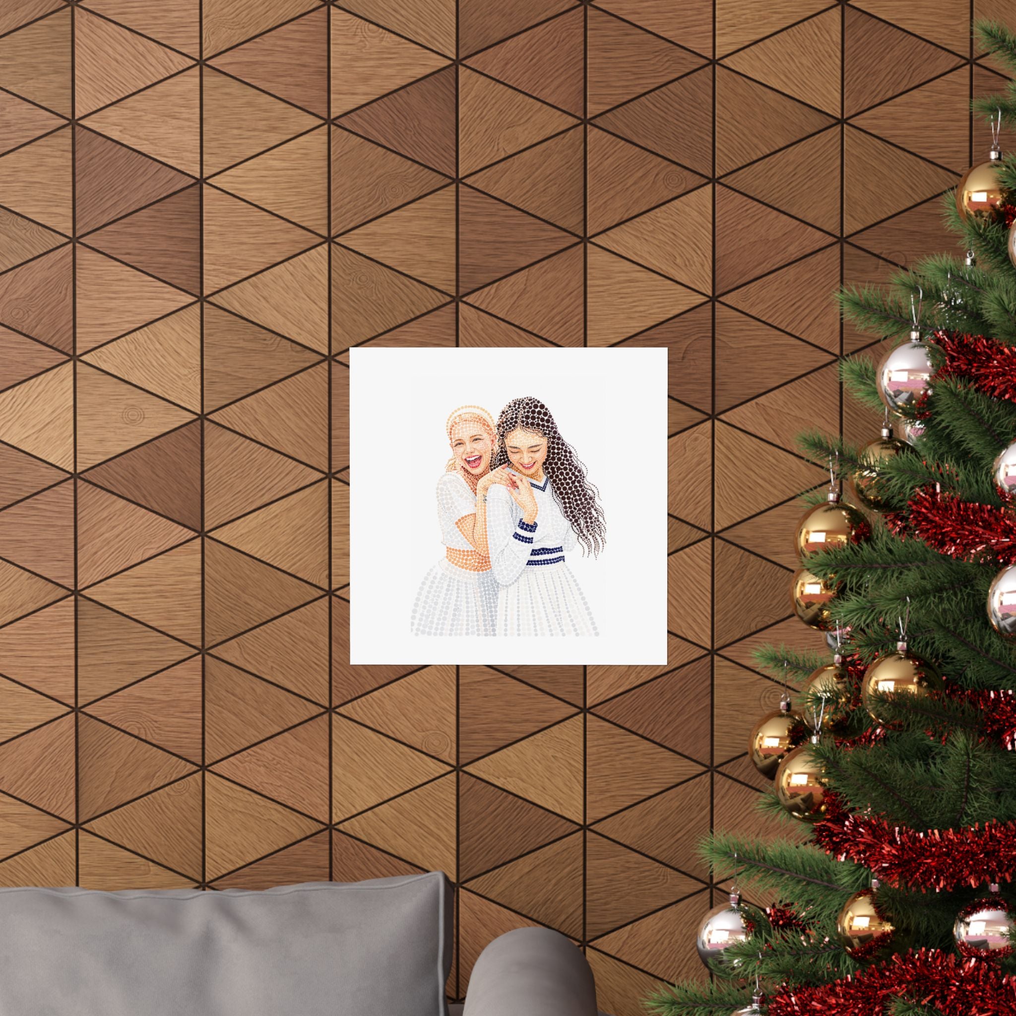 Custom Dots Portrait from Your Photo - Poster