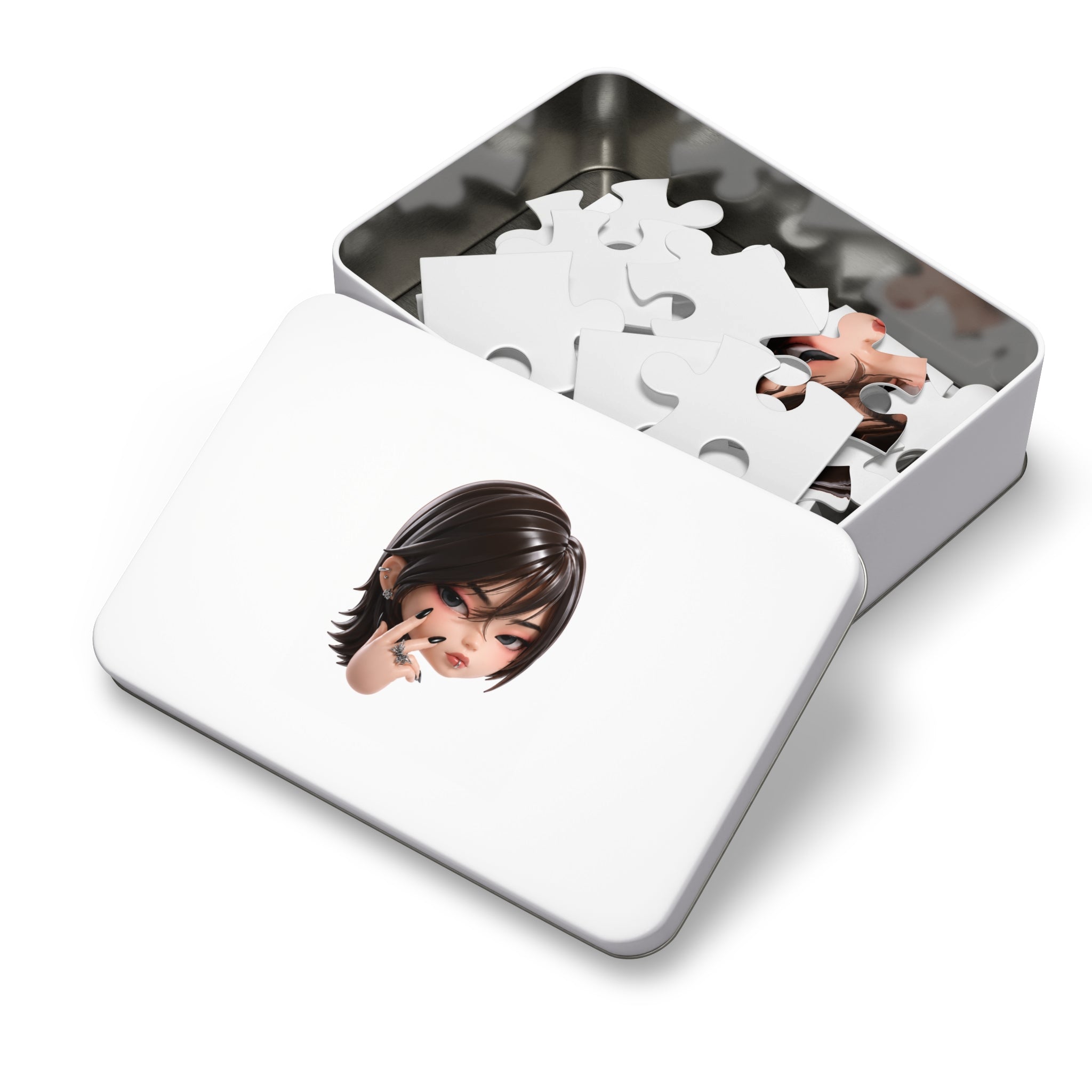 Custom Designer Toy Portrait from Your Photo - Puzzle