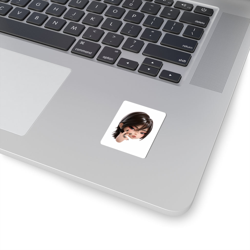 Custom Designer Toy Portrait from Your Photo - Stickers