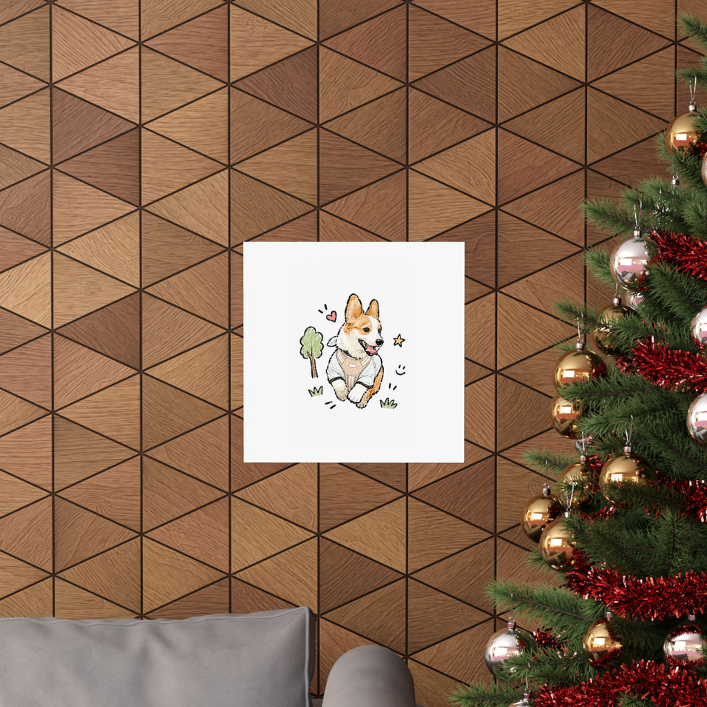 Custom Bold Doodle Portrait from Your Photo - Poster