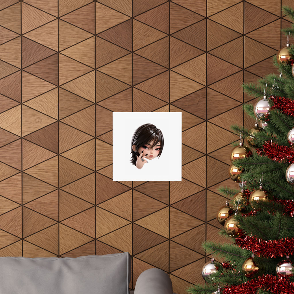 Custom Designer Toy Portrait from Your Photo - Poster