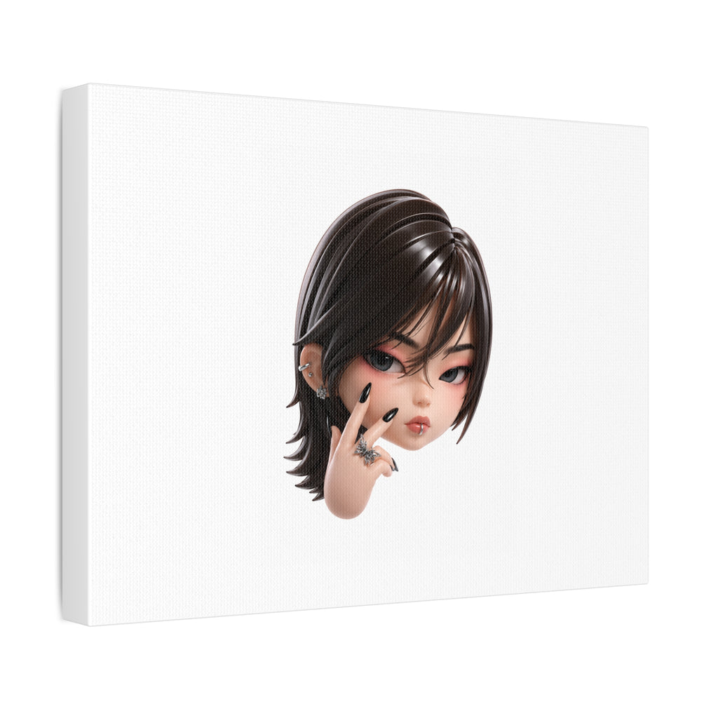 Custom Designer Toy Portrait from Your Photo - Canvas Print