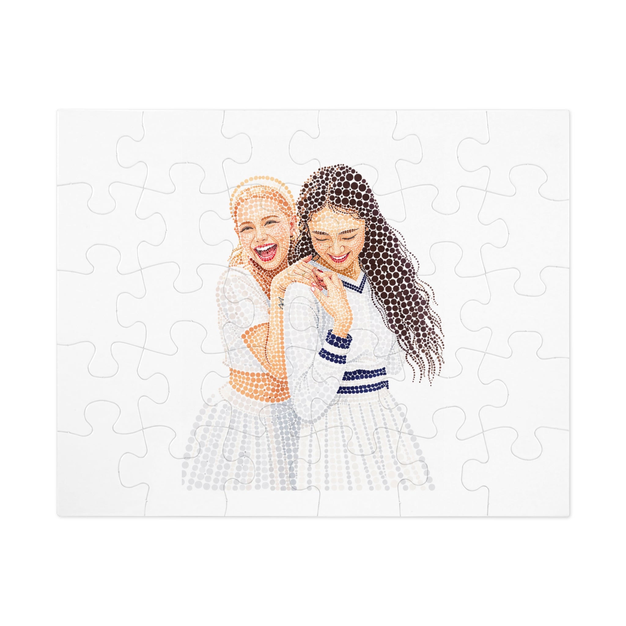 Custom Dots Portrait from Your Photo - Puzzle