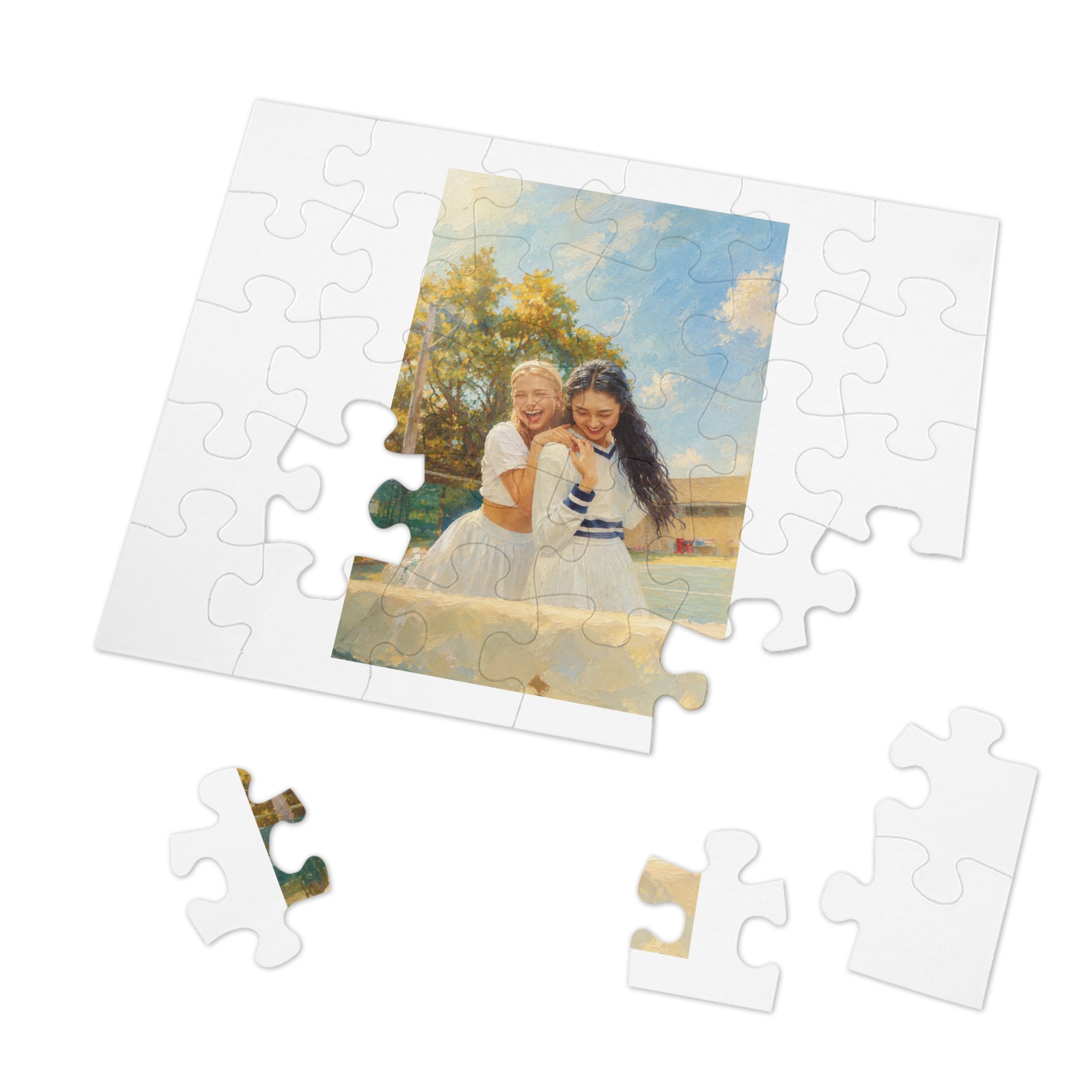 Custom Oil Painting Portrait from Your Photo - Puzzle