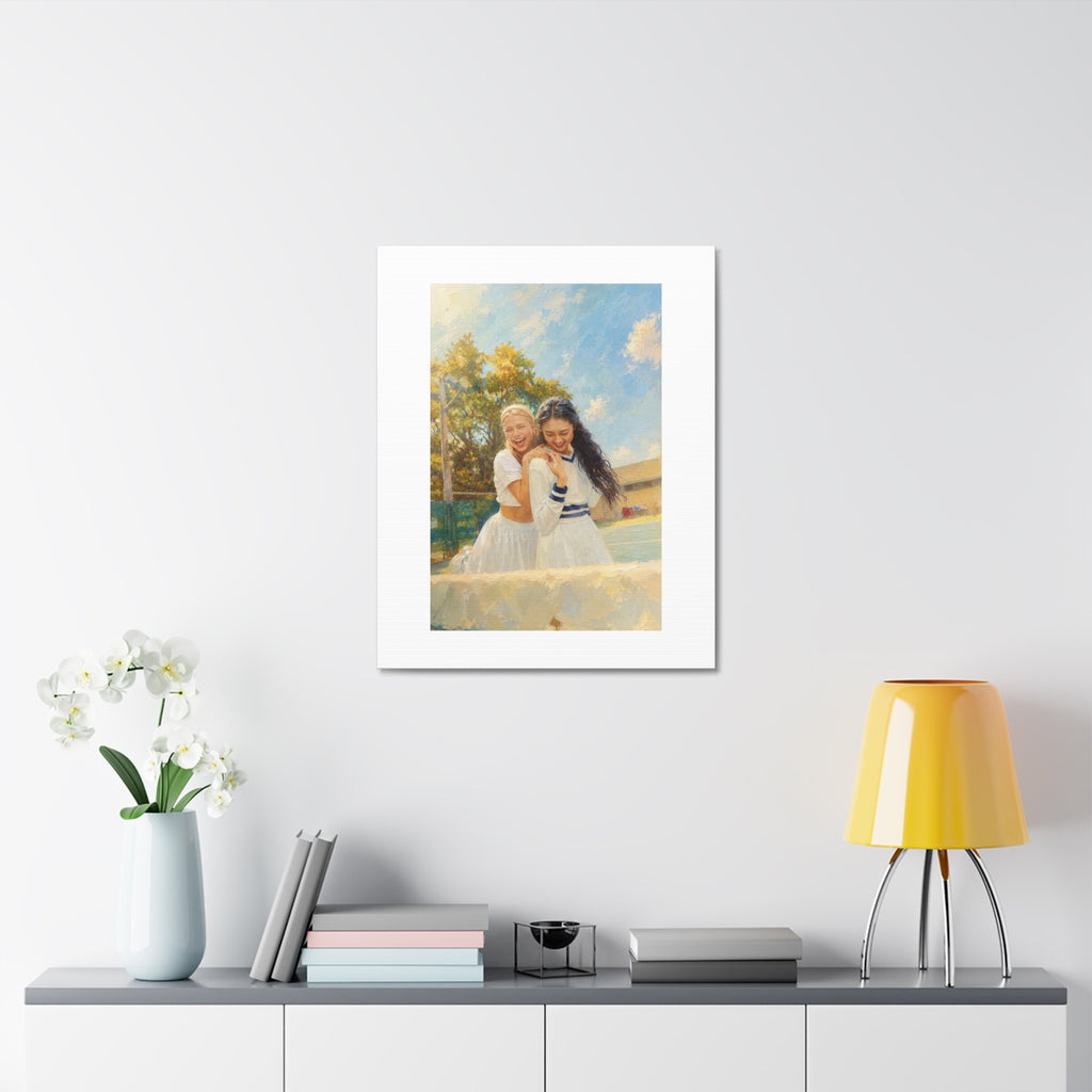 Custom Oil Painting Portrait from Your Photo - Canvas Print