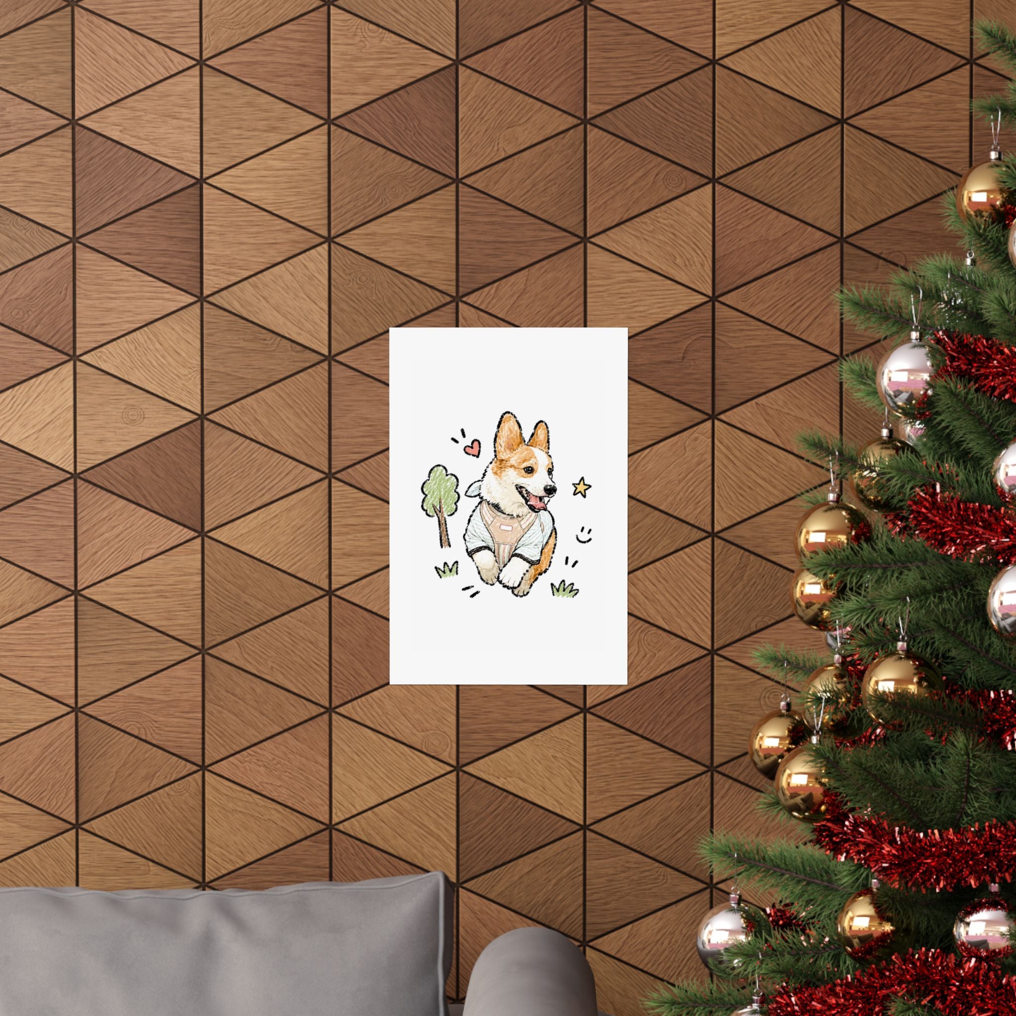Custom Bold Doodle Portrait from Your Photo - Poster
