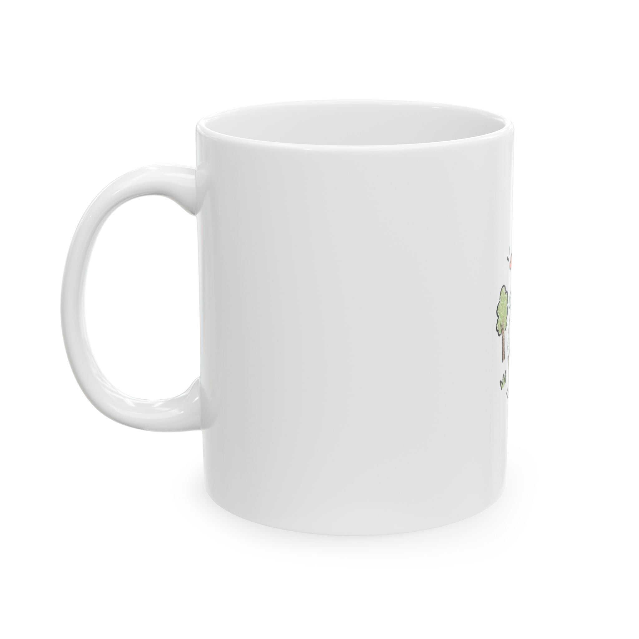 Custom Bold Doodle Portrait from Your Photo - Mug