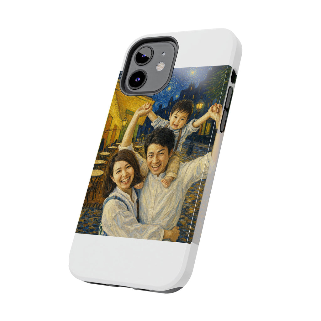Custom Van Gogh Cafe Portrait from Your Photo - Phone Case (No Date)