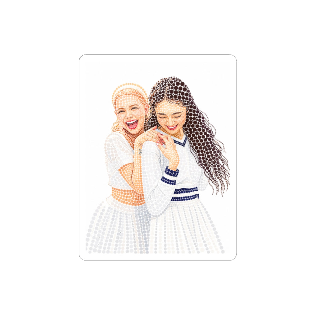 Custom Dots Portrait from Your Photo - Stickers