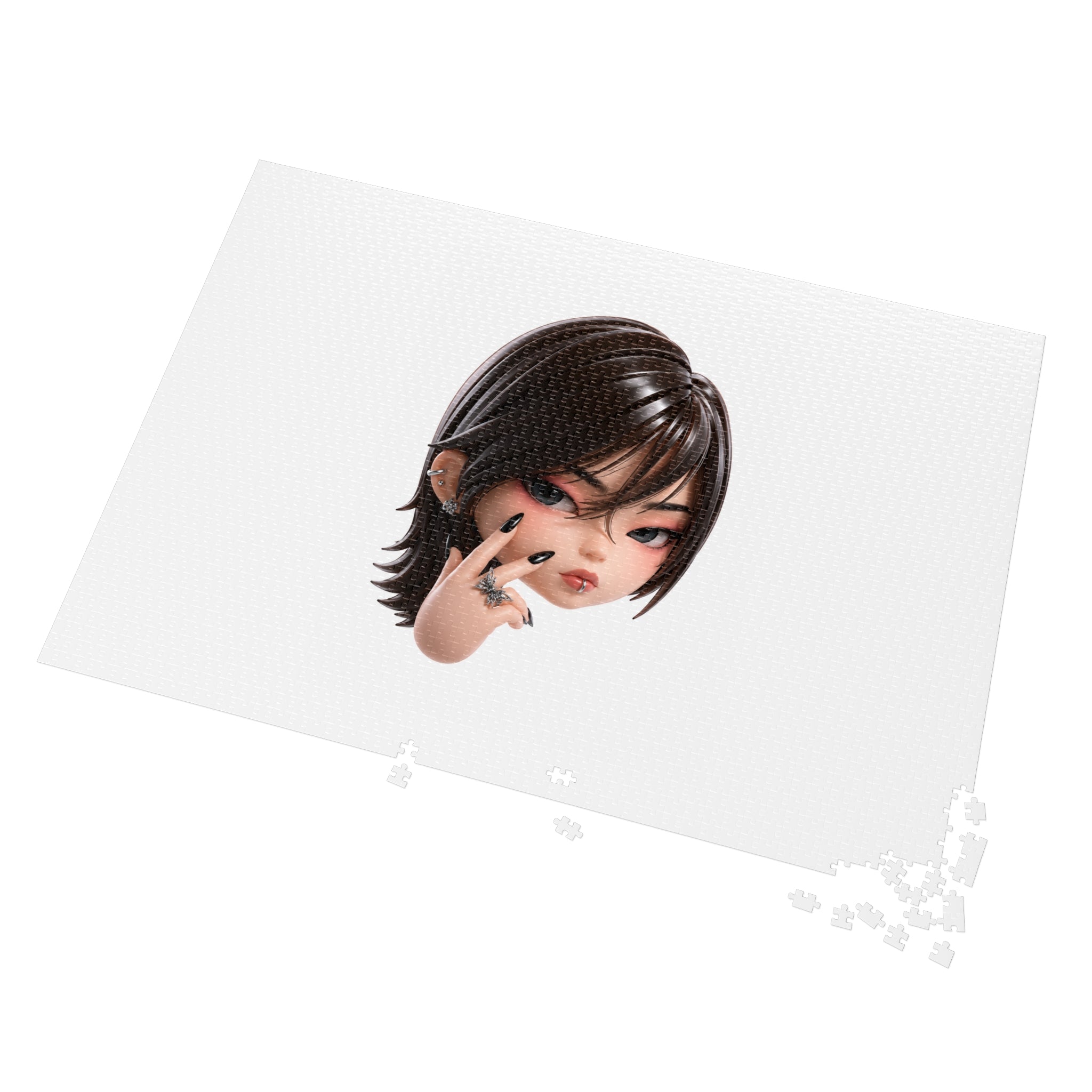 Custom Designer Toy Portrait from Your Photo - Puzzle