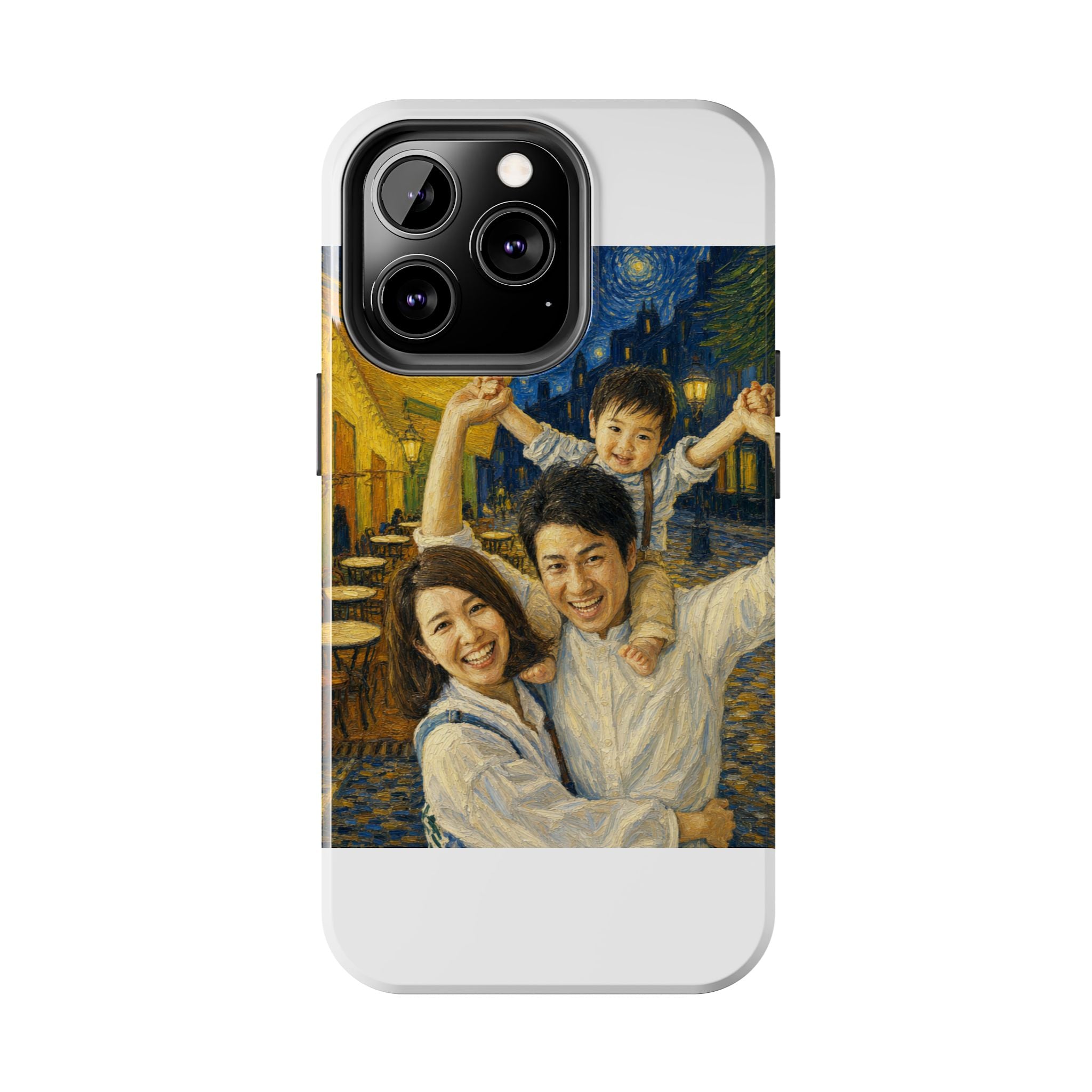 Custom Van Gogh Cafe Portrait from Your Photo - Phone Case (No Date)
