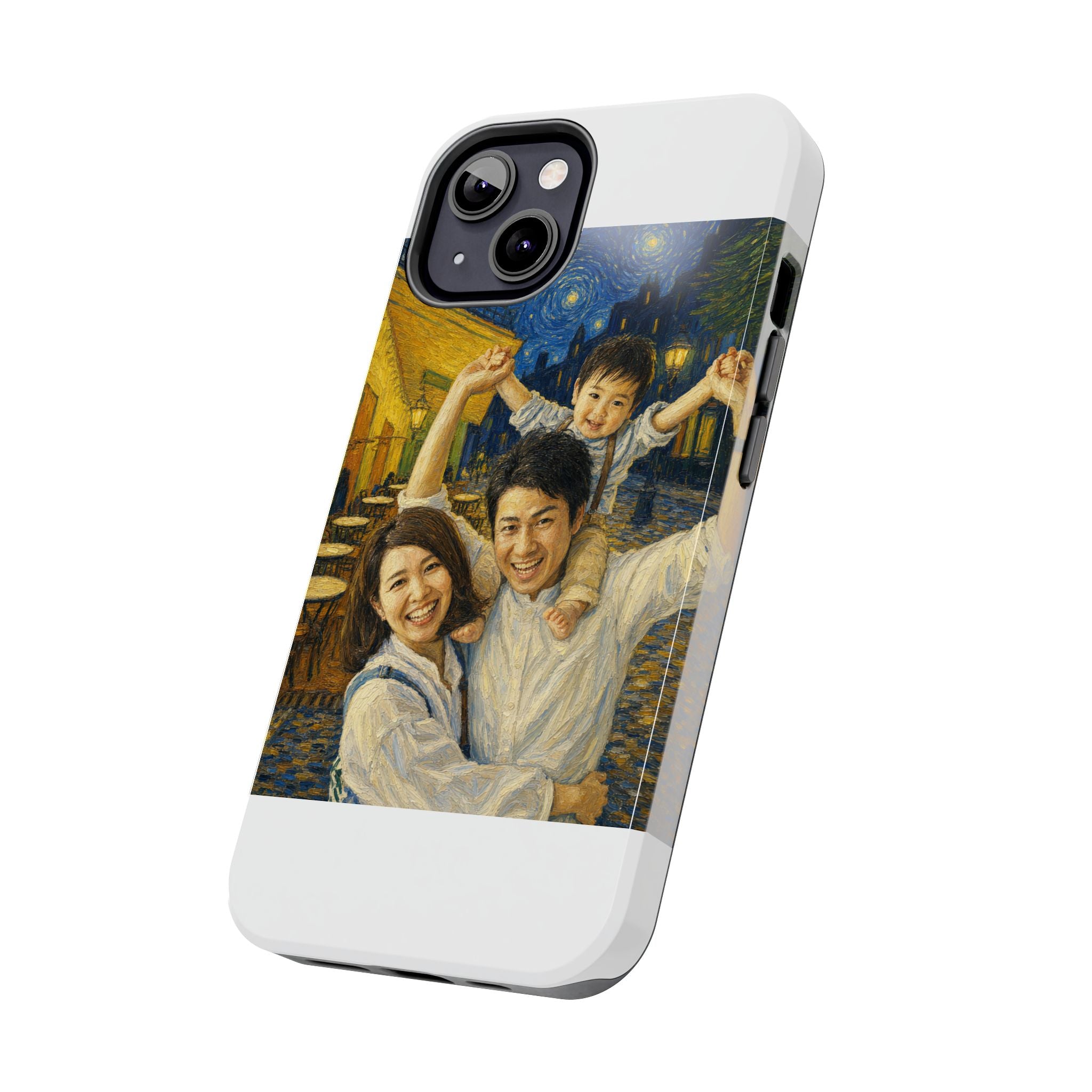 Custom Van Gogh Cafe Portrait from Your Photo - Phone Case (No Date)