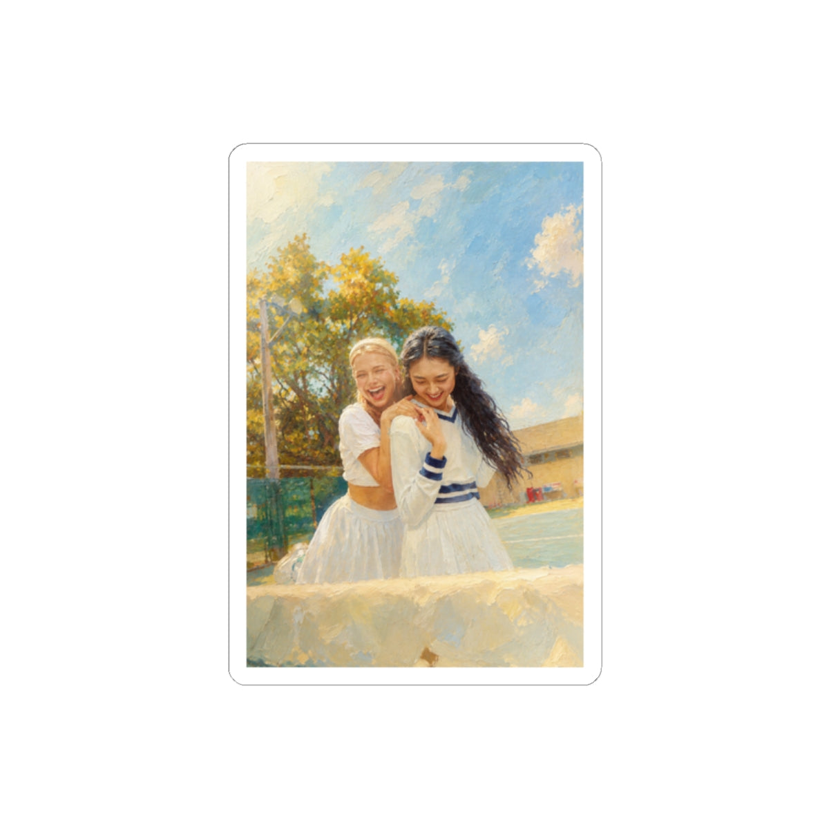 Custom Oil Painting Portrait from Your Photo - Stickers