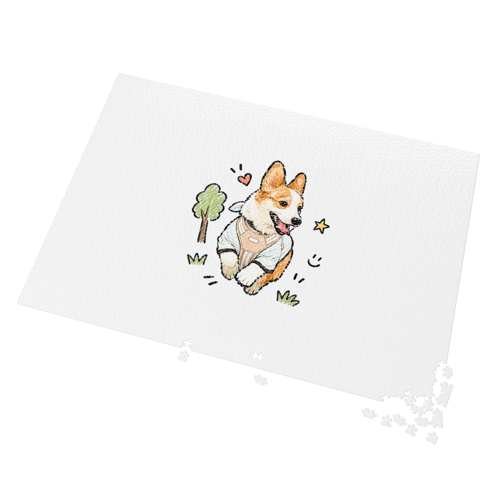 Custom Bold Doodle Portrait from Your Photo - Puzzle
