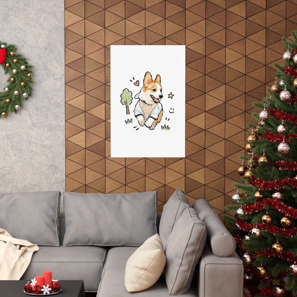 Custom Bold Doodle Portrait from Your Photo - Poster
