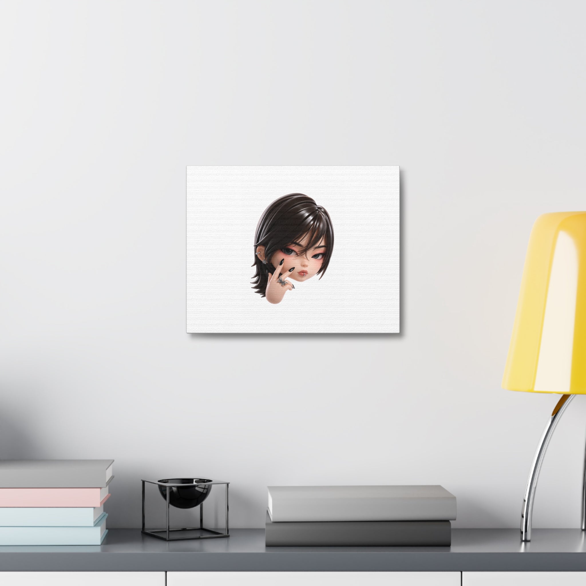 Custom Designer Toy Portrait from Your Photo - Canvas Print