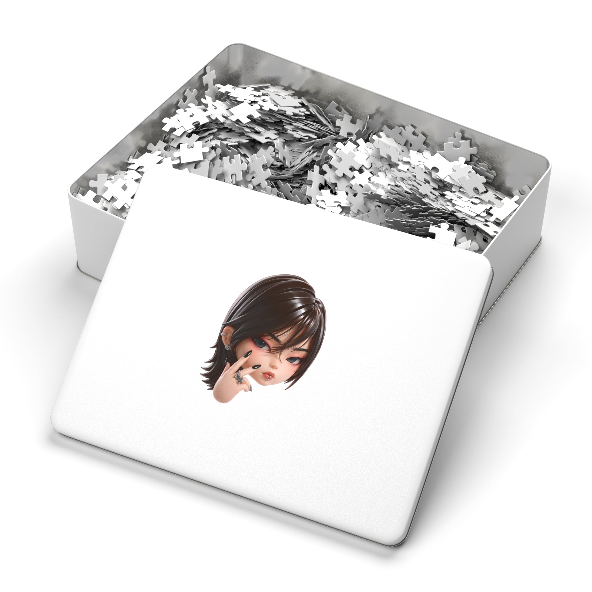 Custom Designer Toy Portrait from Your Photo - Puzzle