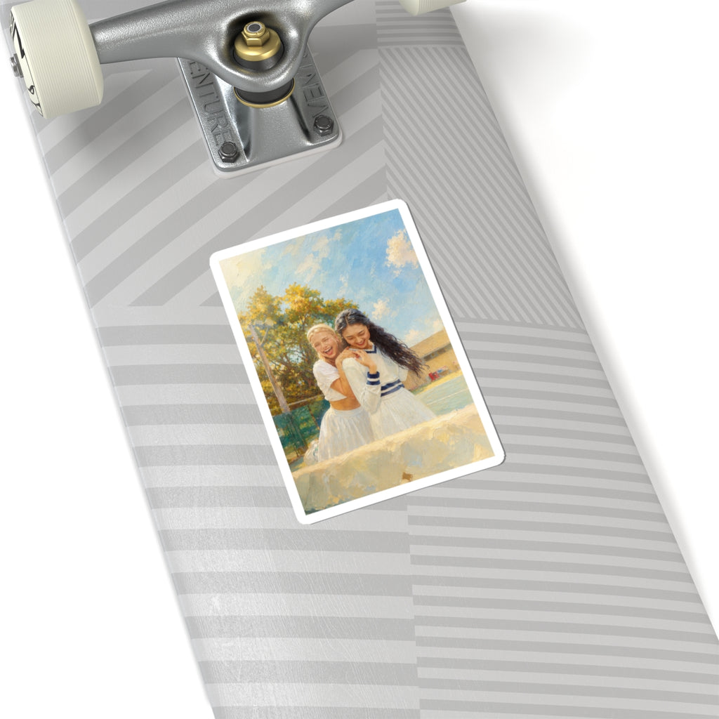 Custom Oil Painting Portrait from Your Photo - Stickers