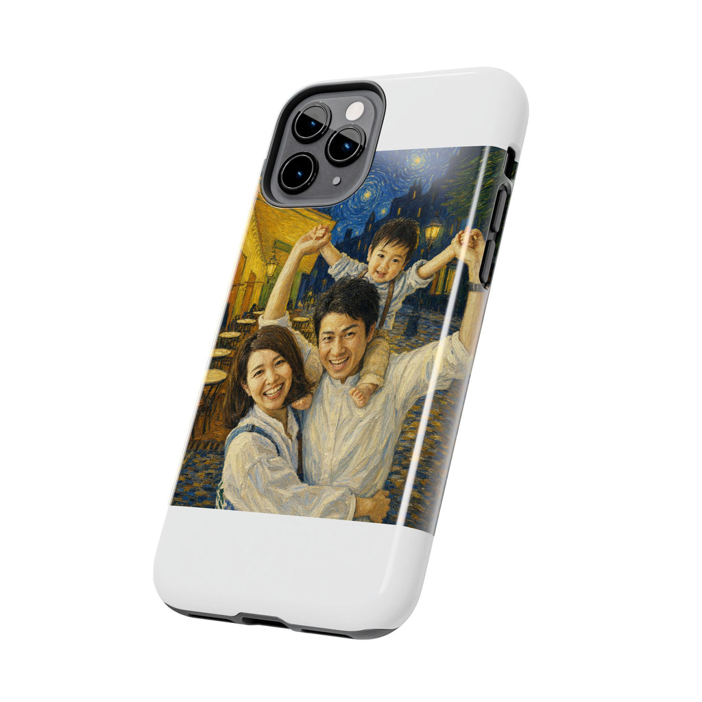 Custom Van Gogh Cafe Portrait from Your Photo - Phone Case (No Date)