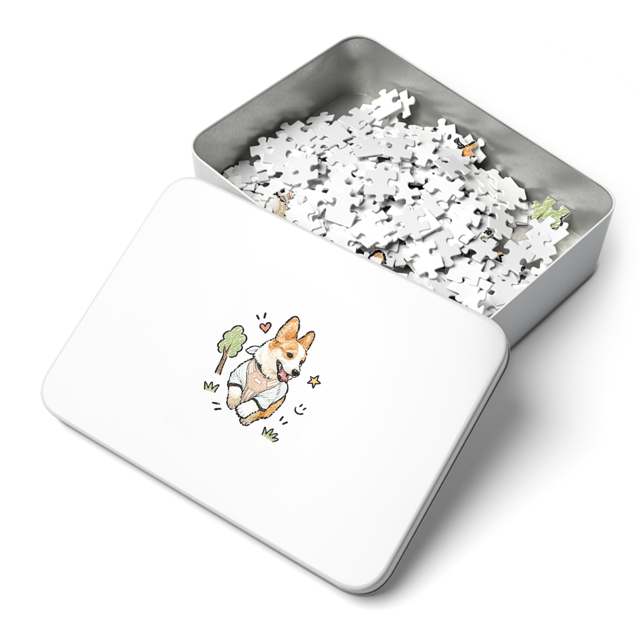 Custom Bold Doodle Portrait from Your Photo - Puzzle