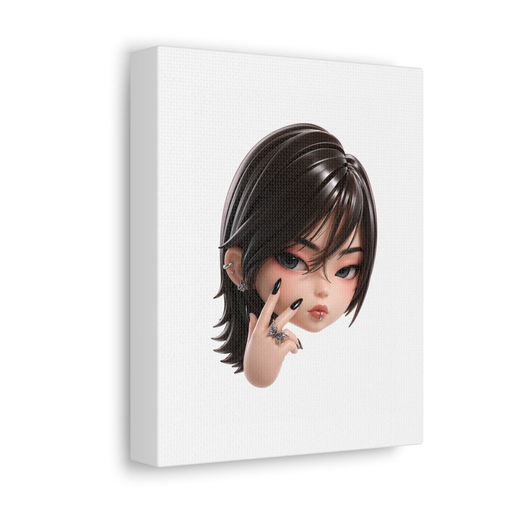 Custom Designer Toy Portrait from Your Photo - Canvas Print